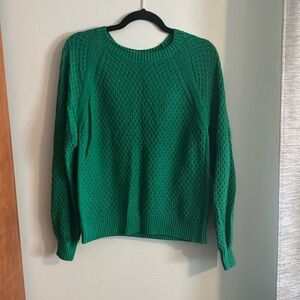 Kelley Green Loft Cotton Sweater